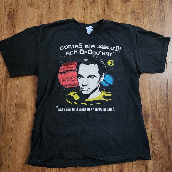 Sheldon Cooper Klingon Revenge T-Shirt - Picture 1 of 3